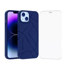 Back Market Funda iPhone 14 y pantalla protectora - GRS 4.0 Plástico reciclado - Púrpura