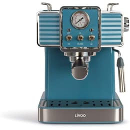 Cafeteras Expresso Sin cápsulas Livoo DOD174 1.5L - Azul