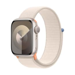 Apple Watch (Series 9) 2023 GPS + Cellular 45 mm - Aluminio Blanco estrella - Correa loop deportiva Blanco estrella