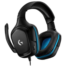 Cascos gaming con cable micrófono Logitech G432 - Negro/Azul