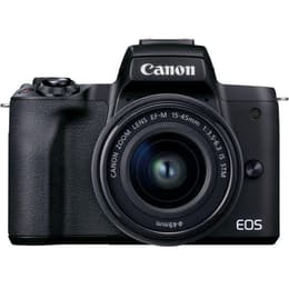 Otros EOS M50 - Negro + Canon EF-M 15-45mm f/3.5-6.3 IS STM + EF-M 55-200mm f/4.5-6.3 IS STM f/3.5-6.3 + f/4.5-6.3