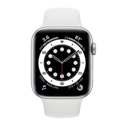 Apple Watch (Series 6) 2020 GPS 40 mm - Aluminio Plata - Correa loop deportiva Blanco