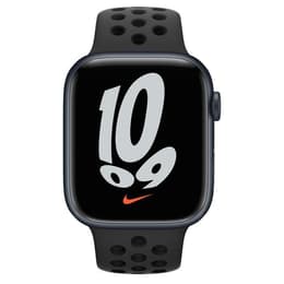 Apple Watch Series 7 (2021) GPS + Cellular 45 mm - Aluminio Medianoche - Correa Nike Sport Negro