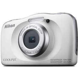 Compacto - Nikon Coolpix S33 - Blanco