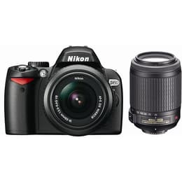 Réflex Nikon D60 - Negro + Objetivos AF-S DX Nikkor 18-55mm f/3.5-5.6G VR + AF-S DX Nikkor 55-200mm f/4-5.6G VR