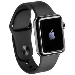 Apple Watch (Series 1) 2016 GPS 38 mm - Acero inoxidable Negro - Deportiva Negro