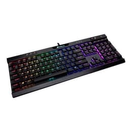 Corsair Teclado AZERTY Francés retroiluminado K70 RGB MK.2 Low Profile
