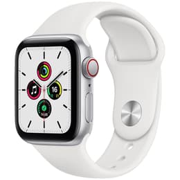Apple Watch (Series SE) 2022 GPS 44 mm - Aluminio Plata - Correa deportiva Blanco