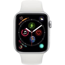 Apple Watch (Series 4) 2018 GPS 44 mm - Aluminio Plata - Deportiva Blanco