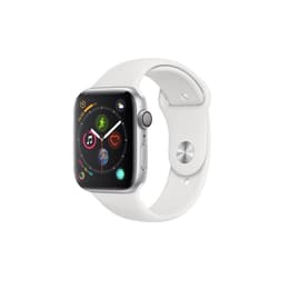 Apple Watch (Series 4) 2018 GPS 44 mm - Aluminio Plata - Deportiva Blanco