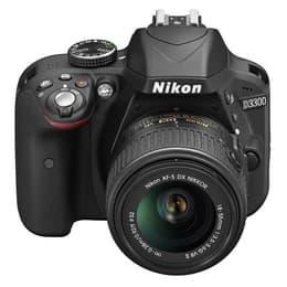 Réflex D3300 - Negro + Nikon Nikon AF-S DX Nikkor 18-55mm f/3.5-5.6G II f/3.5-5.6