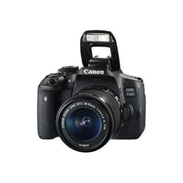 Cámara Reflex - Canon EOS 750D - Negro - Objetivo 18-55