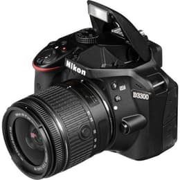 Nikon Reflex D3300 - Negro + Lente AF-P 18-55MM F / 3.5-5.6G VR