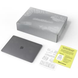 MacBook Air Con marcas de pegatinas 13" (2020) - M1 de Apple con CPU de 8 núcleos y GPU de 16 núcleos - 8GB RAM - SSD 256GB - Pantalla nanotexturizada - AZERTY - Francés