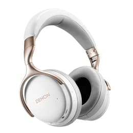 Cascos reducción de ruido wireless micrófono Denon AH-GC30 - Blanco/Oro
