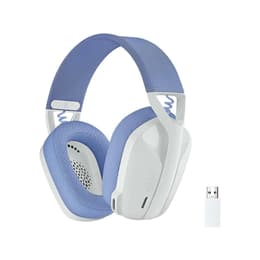 Cascos reducción de ruido gaming inalámbrico micrófono Logitech G435 - Blanco