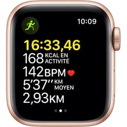 Apple Watch Series SE 1 (2020) GPS 40 mm - Aluminio Oro - Correa deportiva Blanco estrella