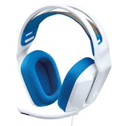 Cascos gaming con cable micrófono Logitech G335 - Blanco