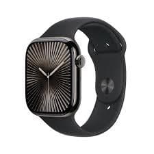 Apple Watch Series 10 (2024) GPS + Cellular 46 mm - Titanio Pizarra - Correa deportiva Negro