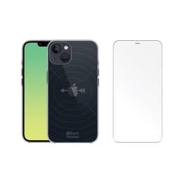 Back Market Funda iPhone 14 y pantalla protectora - GRS 4.0 Plástico reciclado - Transparente