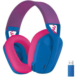 Cascos reducción de ruido gaming con cable + inalámbrico micrófono Logitech G435 - Azul