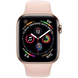 Apple Watch (Series 5) 2019 GPS 44 mm - Acero inoxidable Oro rosa - Deportiva Rosa