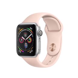 Apple Watch (Series 4) 2018 GPS 44 mm - Aluminio Plata - Deportiva Rosa