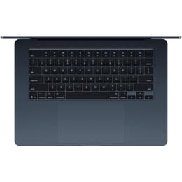 MacBook Air 15" (2025) - M4 de Apple con CPU de 10 núcleos y GPU de 10 núcleos - 16GB RAM - SSD 256GB - Pantalla estándar - QWERTY - Sueco