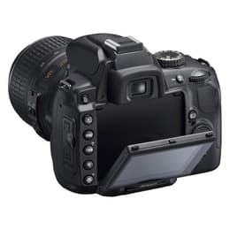 Nikon D5000 + lente AF-S DX VR 18-55 mm + lente Nikkor AF-S VR DX 55-200 mm f/4-5.6G ED con zoom