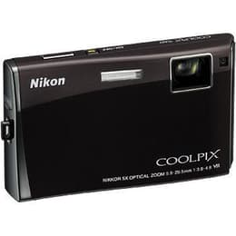 Cámara compacta Nikon CoolPix S60 - Negro + objetivo Nikon Nikkor Optical Zoom 33-165 mm f/3.8-4.8