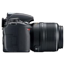 Reflex Nikon D3100 Negro + Objetivo Nikon DX AF-S Nikkor 18-55mm 1:3.5-5.6 G