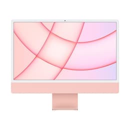 iMac 24" (2021) M1 de Apple con CPU de 8 núcleos GPU de 8 núcleos - 256 GB SSD - 8 GB QWERTY - Inglés Vidrio estándar