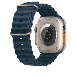 Apple Watch (Ultra) 2023 GPS 49 mm - Titanio Gris - Correa Ocean Azul