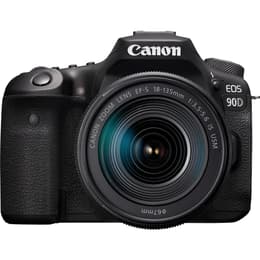 Réflex Canon EOS 90D - Negro + Objetivo Canon EF-S 18-135mm IS USM