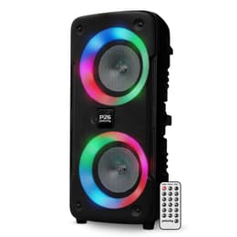 Altavoz Bluetooth Enceinte Sonorisation Autonome sur batterie à LED - Pickering PANTHER P26 - 300W, Bluetooth USB SD, 4 modes Equaliseurs, Téléco - Negro