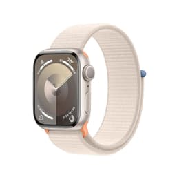 Apple Watch Series 8 (2022) GPS 41 mm - Aluminio Blanco estrella - Correa loop deportiva Blanco estrella
