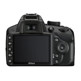 Réflex - Nikon D3200 Negro + objetivo Nikon DX Nikkor AF-S 18-55mm f/3.5-5.6G