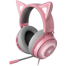 Cascos reducción de ruido gaming con cable micrófono Razer Kraken Kitty Edition - Rosa