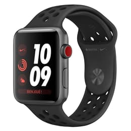 Apple Watch (Series 3) 2017 42 mm - Aluminio Gris espacial - Deportiva Nike Negro