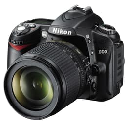 Réflex - Nikon D90 Negro + Objetivo Nikkor AF-S DX ED 18-55mm F/3.5-5.6 G II