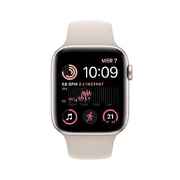 Apple Watch (Series SE) 2022 GPS 40 mm - Aluminio Blanco estrella - Correa deportiva Blanco estrella