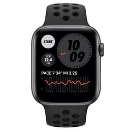 Apple Watch (Series 6) 2020 GPS 44 mm - Aluminio Plata - Correa Nike Sport Negro