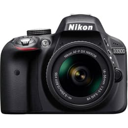 Reflex Nikon D3300 - Negro + Objetivo Nikkor AF-P 18-55 mm F/3.5-5.6G