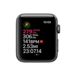 Apple Watch (Series 3) 2017 GPS 42 mm - Aluminio Negro - Deportiva Negro