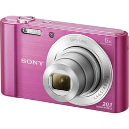 Compacta - Sony CyberShot DSC-W810 - Rosa + Sony Zoom optique 6x 28-156mm f/2.3