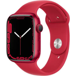 Apple Watch (Series 7) 2021 GPS 45 mm - Aluminio Rojo - Correa deportiva Rojo