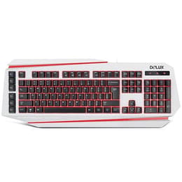 Zelesouris Teclado QWERTY Inglés (US) retroiluminado KM-95
