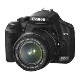 SLR Canon EOS 450D - Negro + lente 18-55mm EF-S IS