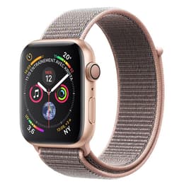 Apple Watch (Series 4) 2018 GPS 40 mm - Aluminio Oro rosa - Nailon trenzado Rosa