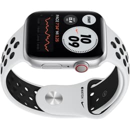 Apple Watch (Series 6) 2020 GPS 44 mm - Aluminio Plata - Deportiva Nike Platino puro/negro